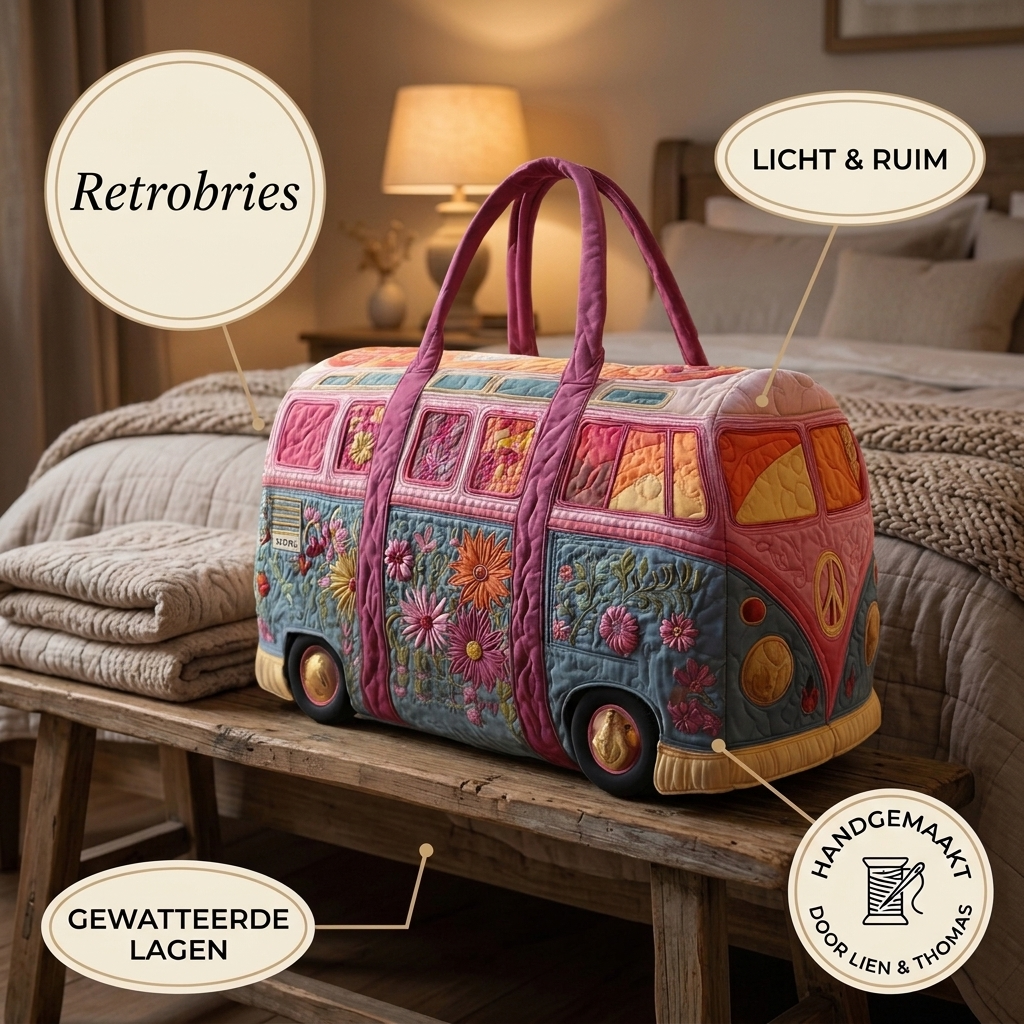 Gewatteerde reistas Retrobries