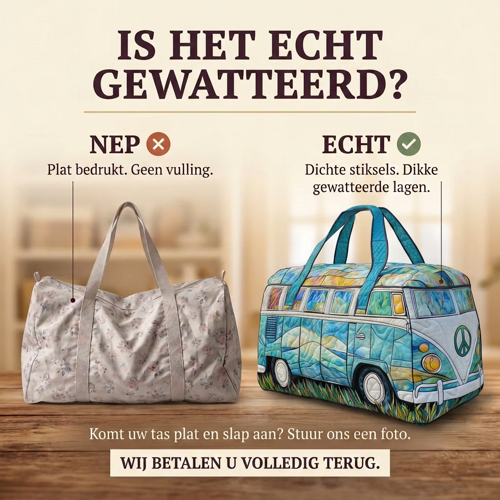 Gewatteerde reistas Ritme langs de Weg