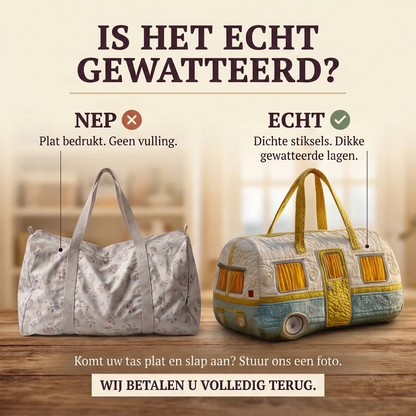 Gewatteerde reistas Zonnige Camper