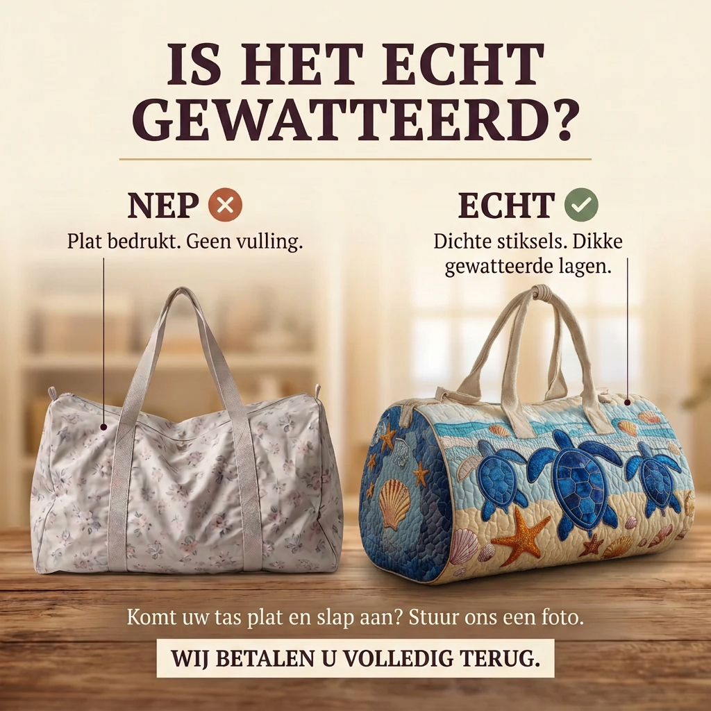 Gewatteerde reistas Schildpaddenreis