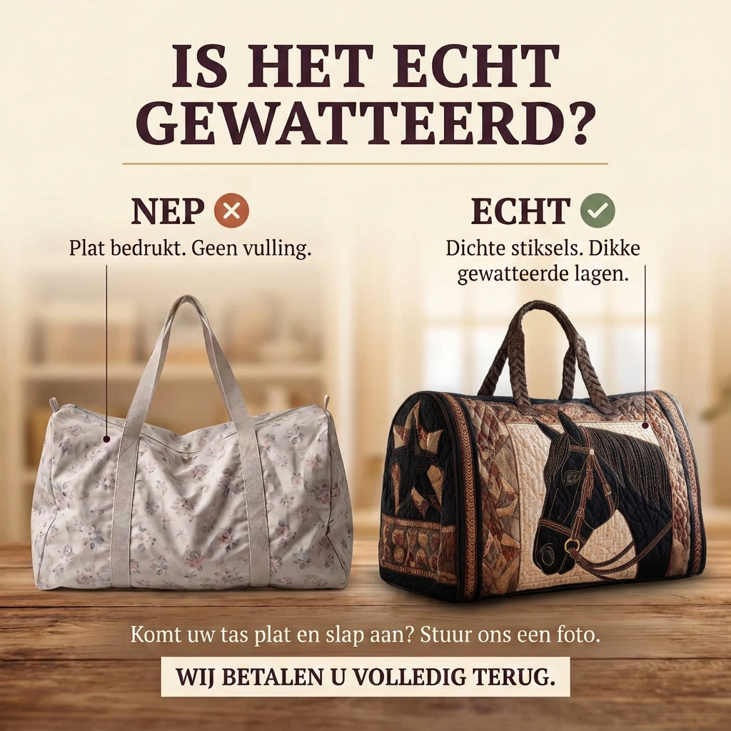 Gewatteerde reistas Westernpaard