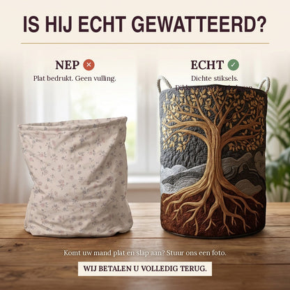 Gewatteerde wasmand Oud woud