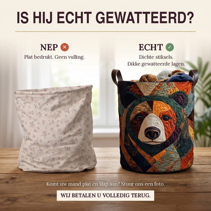 Gewatteerde wasmand Berensporen
