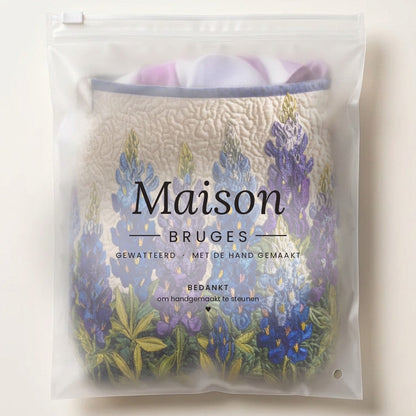 Gewatteerde wasmand Droom van blauwe lupines