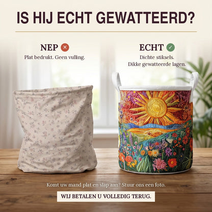 Gewatteerde wasmand Stralende horizon