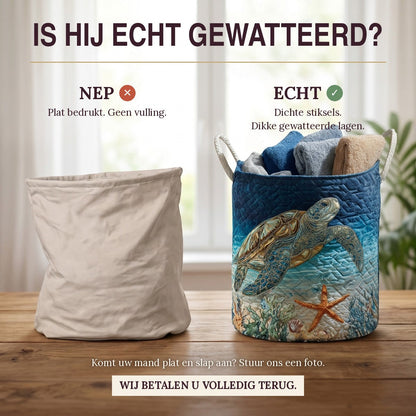 Gewatteerde wasmand Maritieme sfeer