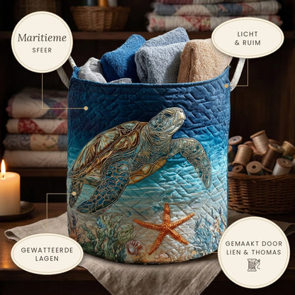 Gewatteerde wasmand Maritieme sfeer