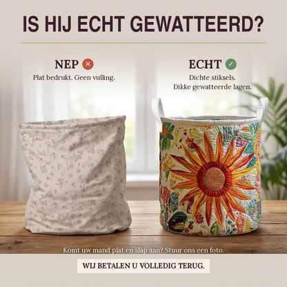 Gewatteerde wasmand Zonnige weide