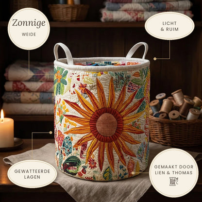 Gewatteerde wasmand Zonnige weide