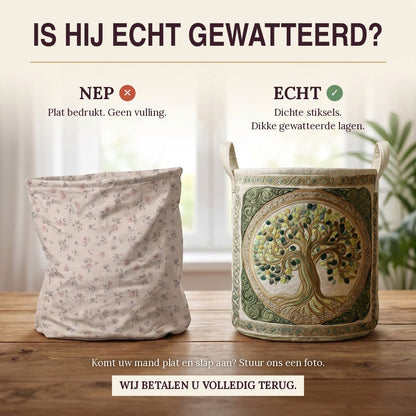 Gewatteerde wasmand Mystieke boom