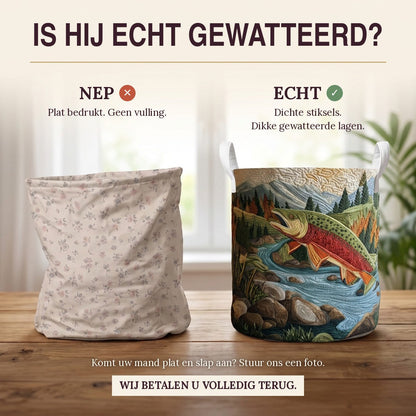 Gewatteerde wasmand Stille bergbeek
