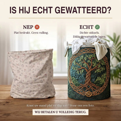 Gewatteerde wasmand Heilige boom