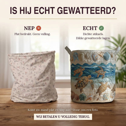 Gewatteerde wasmand Rustig en sereen