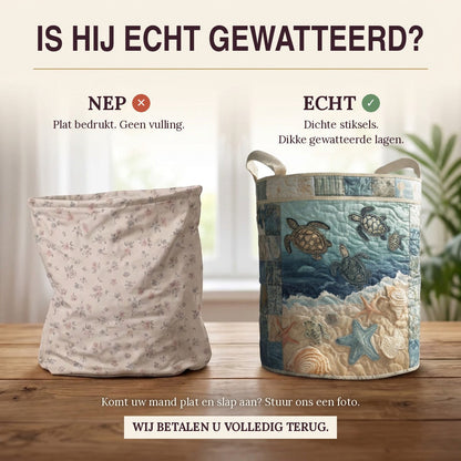 Gewatteerde wasmand Kleine reiziger