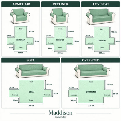 Cottage Kat & Bloementuin Gequilt Sofa QV74